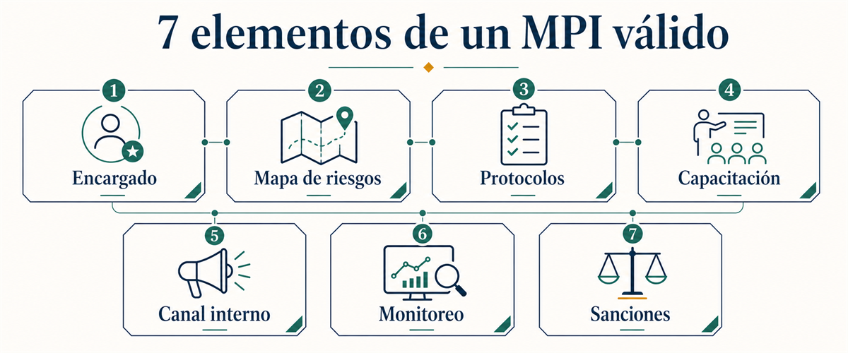 Diagrama de los elementos de un Modelo de Prevencion de Infracciones